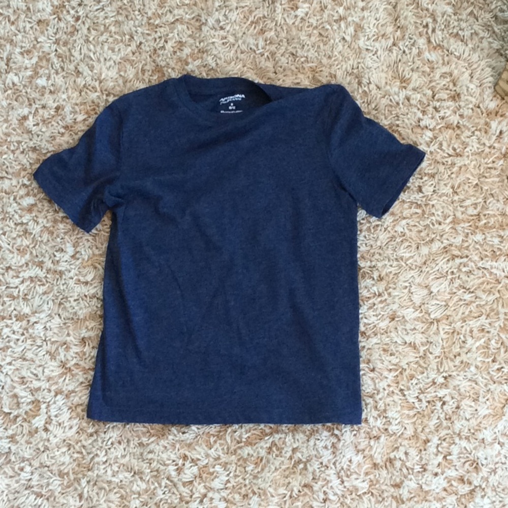 Plain blue Short sleeve T-shirt SZ 10-12 kids